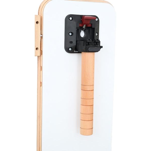 Flexi Wandklappbank 5-6, mögliche Sitzhöhen 42, 48 cm, Buche